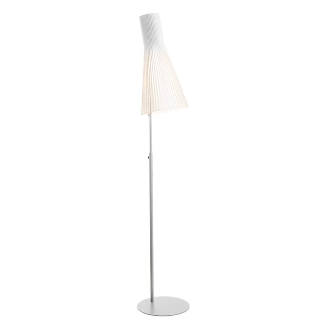 Secto Design Secto 4210 Stehleuchte grau, Schirm: weiß laminiert