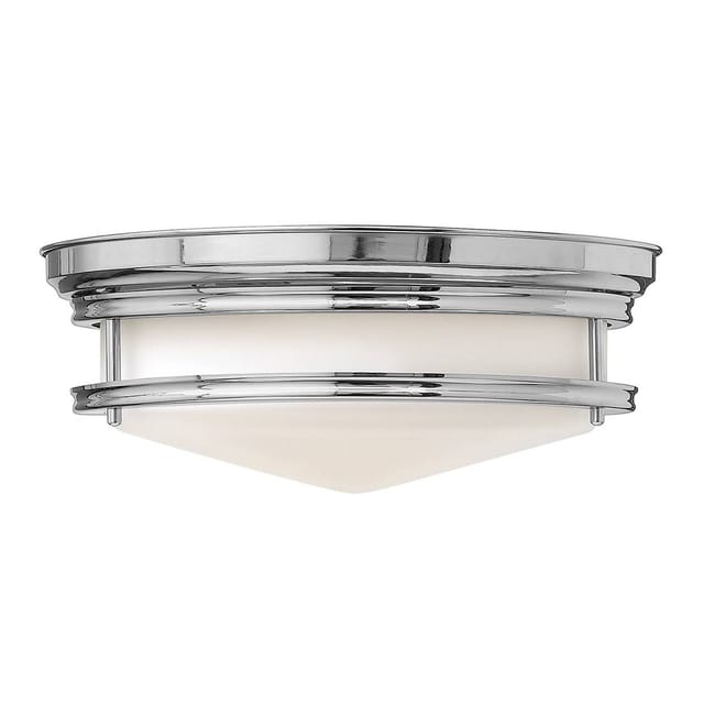 Elstead Lighting Hadley 3 Deckenleuchte, Ø: 35,6 cm Chrom