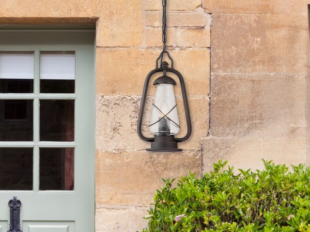 Elstead Lighting Miners Pendelleuchte Antik Bronze