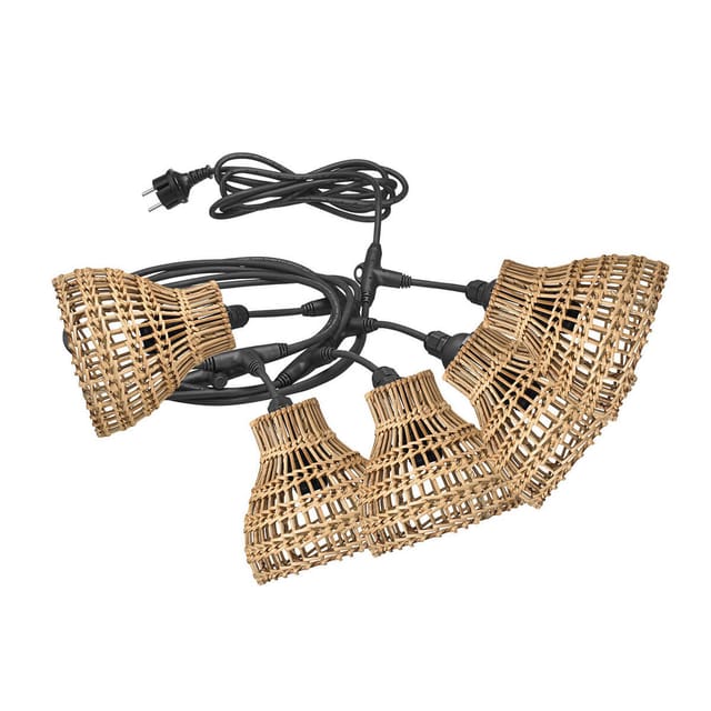 PR Home Sarah Outdoor Lichterkette natur