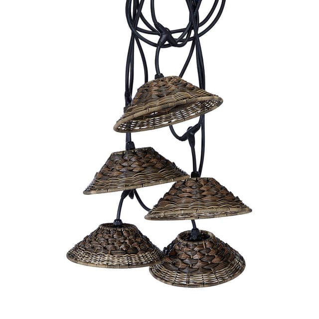 PR Home Lisen Outdoor Lichterkette braun natur