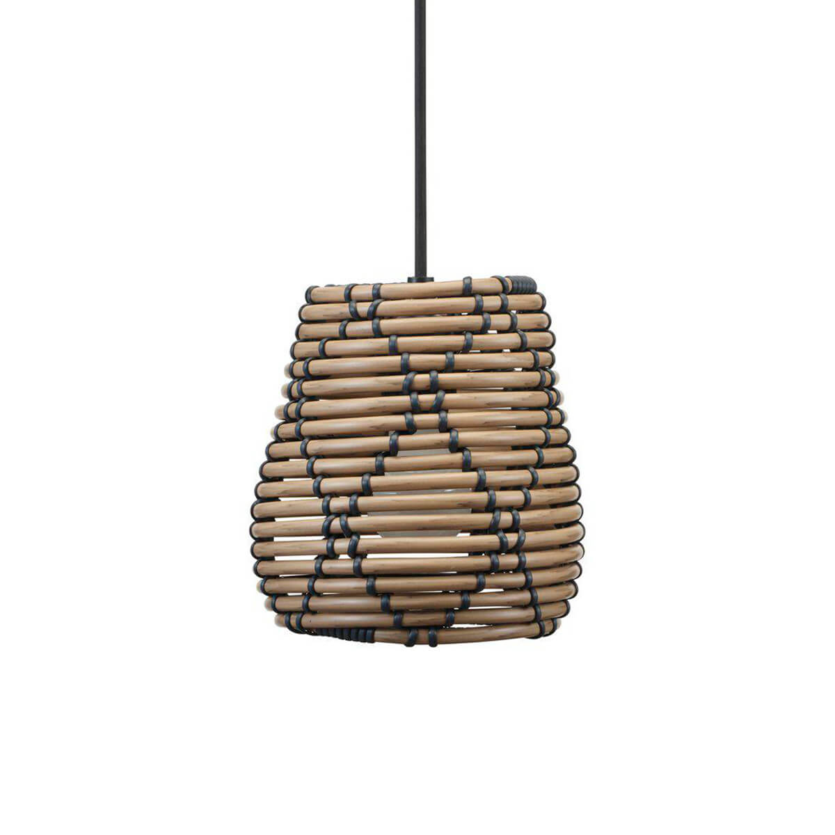 PR Home Lollo Outdoor Pendelleuchte Ø: 18 cm, natur / schwarz