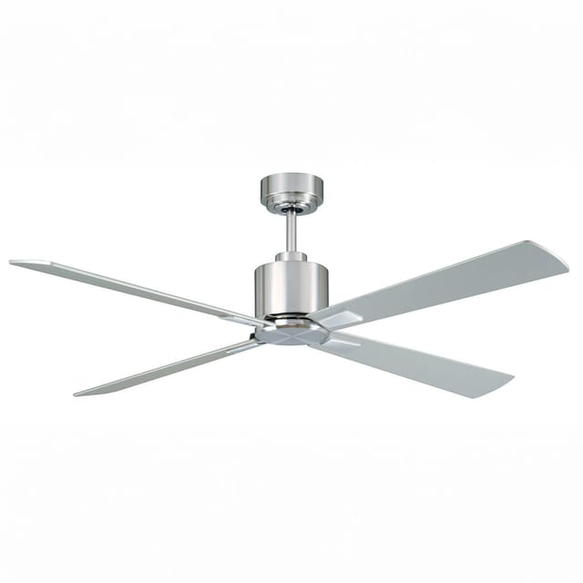 Beacon Lighting Airfusion Climate Deckenventilator Chrom gebürstet, Flügel: Silber