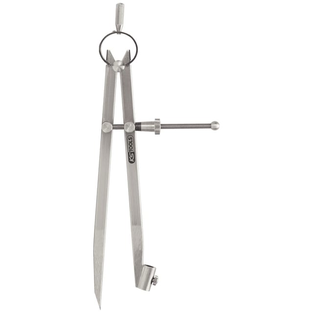 Präzisions-Feder-Spitzzirkel mit Bleistifthalter