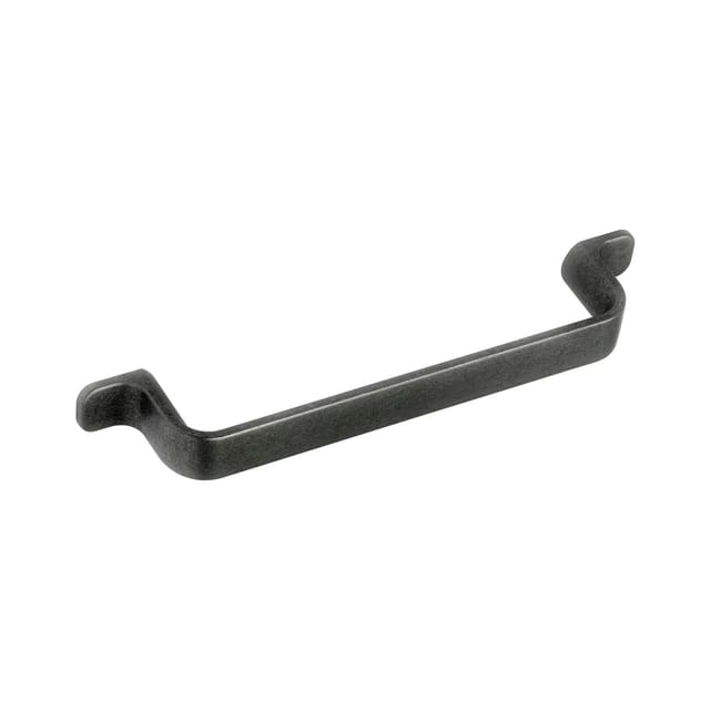 Furnipart - Griff Rio la 128mm - antiker Möbelgriff - Bügelgriff Breite 164mm, Zinkdruckguss antik grau
