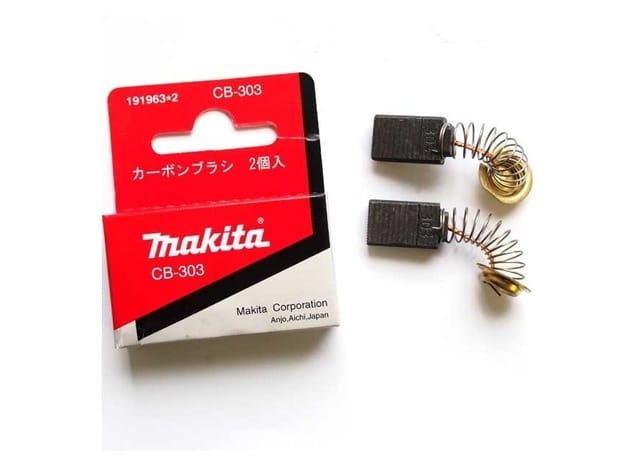 Satz von 2 Kohlebürsten cb 303 für Markenwerkzeug Makita 191963-2