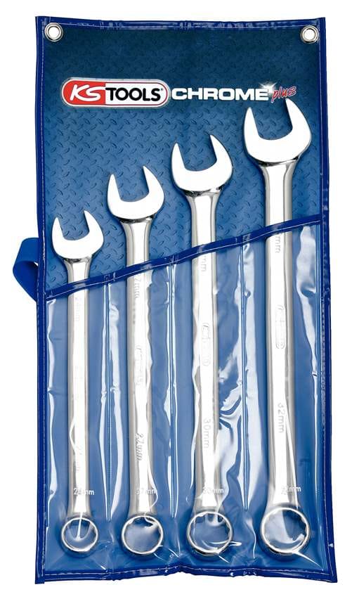 KS-Tools 518.0644 CHROME+ Ringmaulschlüssel-Satz,4