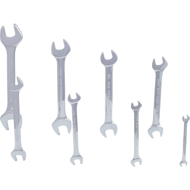 KS Tools CHROMEplus Doppel-Maulschlüssel-Satz, 8-tlg