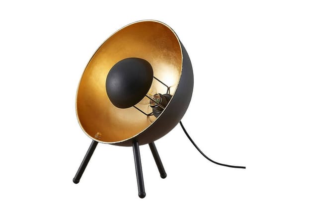 Tischlampe 'Muriel' aus Metall für Wohnzimmer & Esszimmer von Lindby