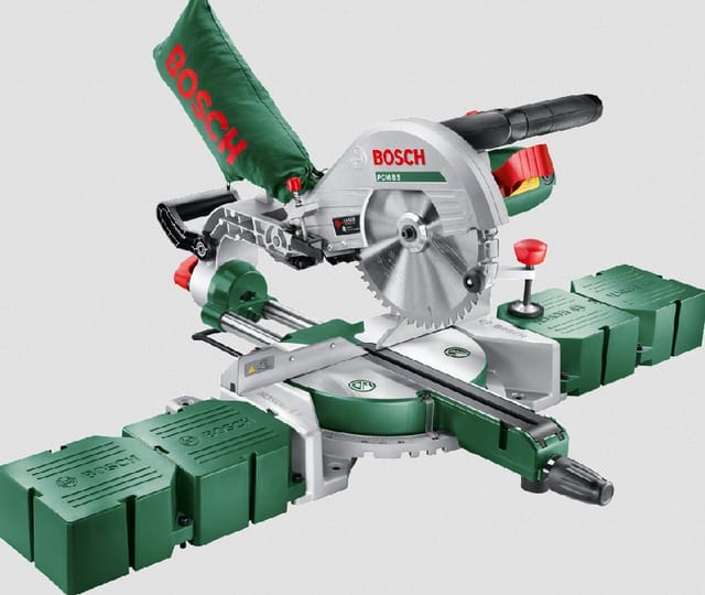 Bosch - Radialsäge Ø 216mm 1200W mit 4 Seitenauszügen - PCM 8S