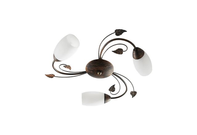 Lindby - Deckenlampe 'Stefania' aus Glas für Wohnzimmer & Esszimmer von