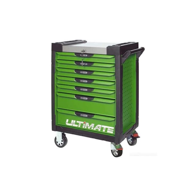 KS TOOLS Ultimate Servant - Grün - 7 Schubladen - 817.0007