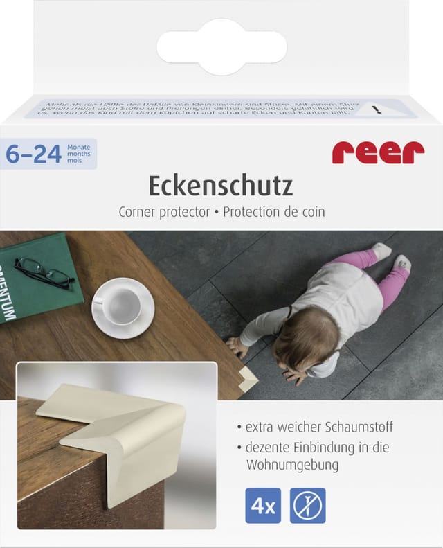 Eckenschutz 50 x 50 mm Kindersicherheit - Reer