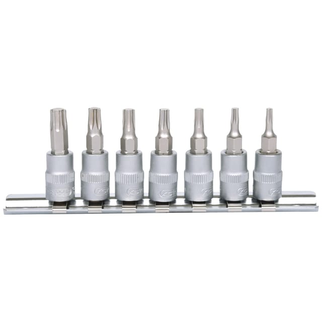 1/4' Bit-Stecknuss-Satz Torx, 7-tlg, T10-T40