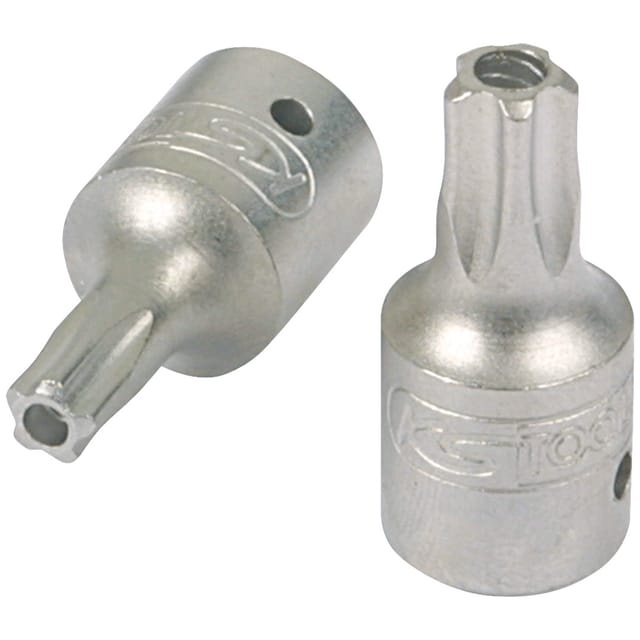 1/4' Bit-stecknuss, Fünfstern Mit Stirnlochbohrung, Ts10