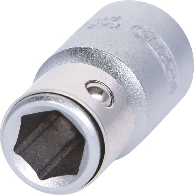 1/4' Bit-Adapter-Stecknuss, mit Spannring