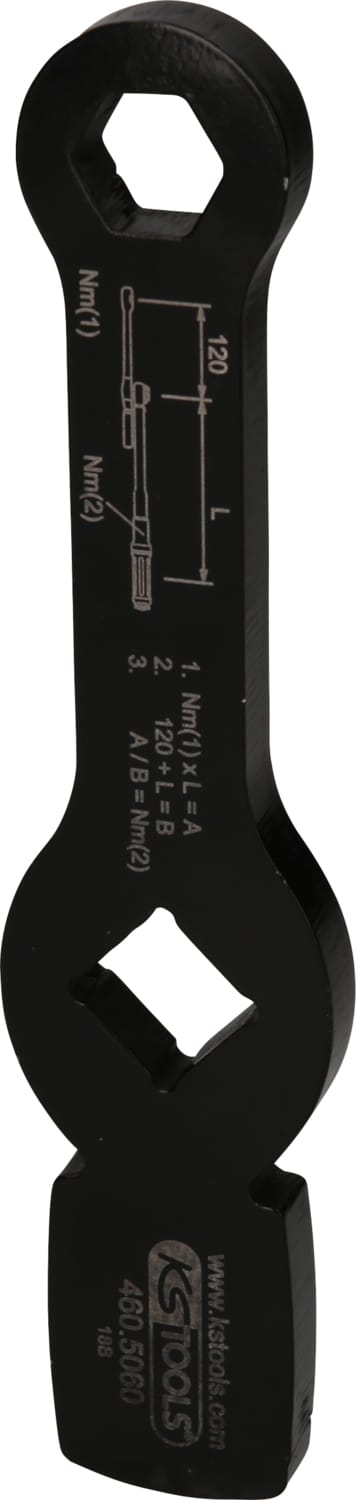 Ks Tools 3/4 Schlag-Sechskant-Schlüssel mit 2 Schlagflächen, 18 mm