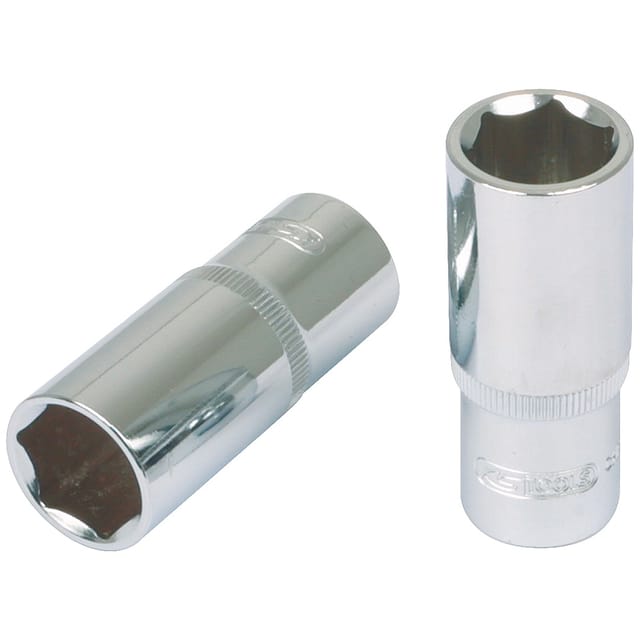 KS Tools 1/2 CHROMEplus Sechskant-Stecknuss, lang, 10 mm