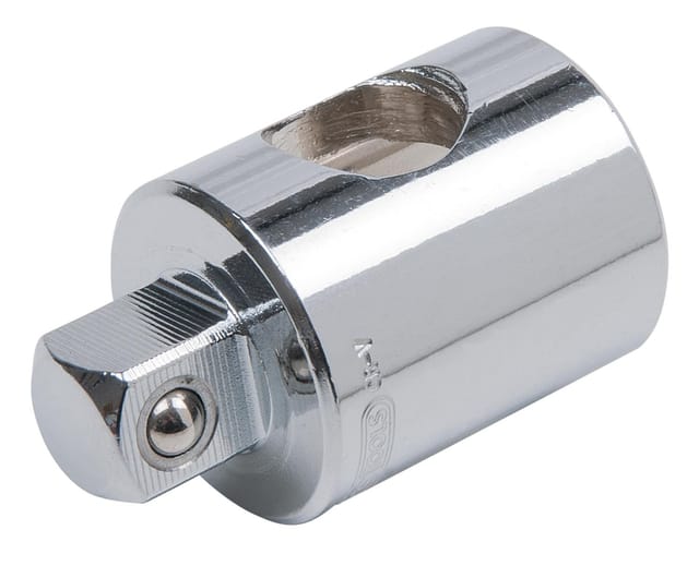 3/8' CHROMEplus Gleitstück/Vergrößerungsadapter, 1/4'F x3/8'M