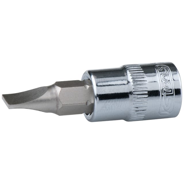 1/2' CHROMEplus Bit-Stecknuss Schlitz, 7mm