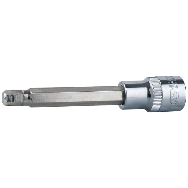 1/2' CHROMEplus Bit-Stecknuss Innensechskant, lang, 4mm