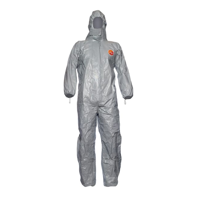Schutzoverall Typ 3/4/5/6 Tychem 6000 f, grau, Unisex-Größe: s - Dupont