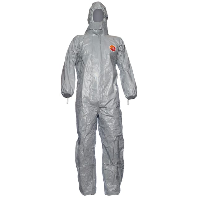 Schutzoverall Typ 3/4/5/6 Tychem 6000 f, grau, Unisex-Größe: m - Dupont