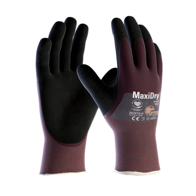 FP - atg MaxiDry, 3/4 beschichtet 23727 Gr.7 (56-425) Nitril-Strickhandschuhe, Kat.