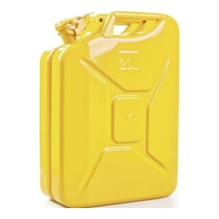 Kraftstoffkanister Inh.20l Zinkgelb ral 1018 Stahlbl.L345xB165xH470mm valpro