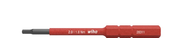 FP - Wiha Bit slimBit electric Sechskant 2,0 mm x 75 mm (37223)