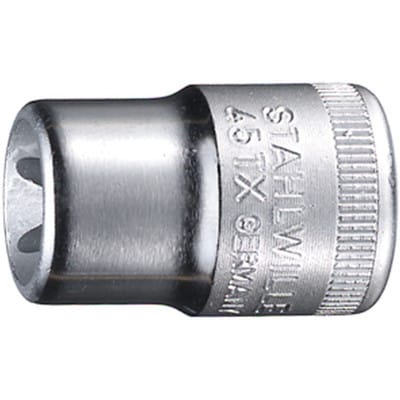 Stahlwille - 3/8' (10mm) Steckschlüsseleinsatz Gr.E5 torx Gr.4,7mm in L.28mm