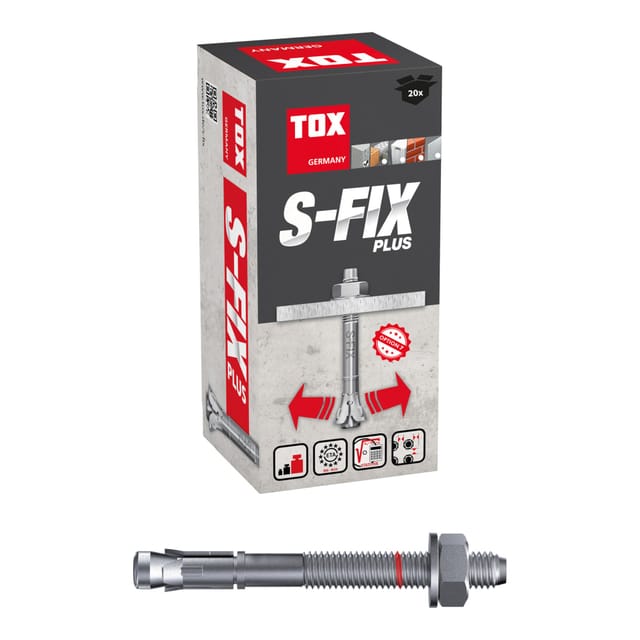 Bolzenanker S-Fix Plus M12x180/88+103 mm