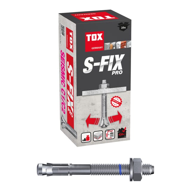 Bolzenanker s-fix Pro M12x120/24 zn Opt.1