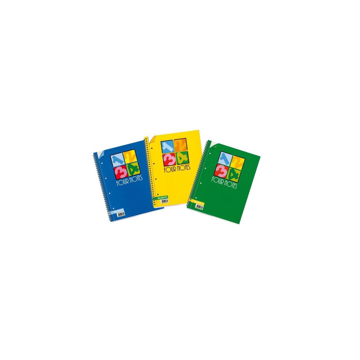 Blasetti Four Notes Notizbuch Mehrfarbig