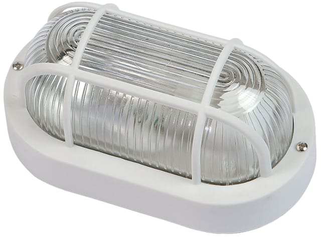 Brixo Deckenbeleuchtung Ovaler Außenanwendungshöhe 17 Cm - White
