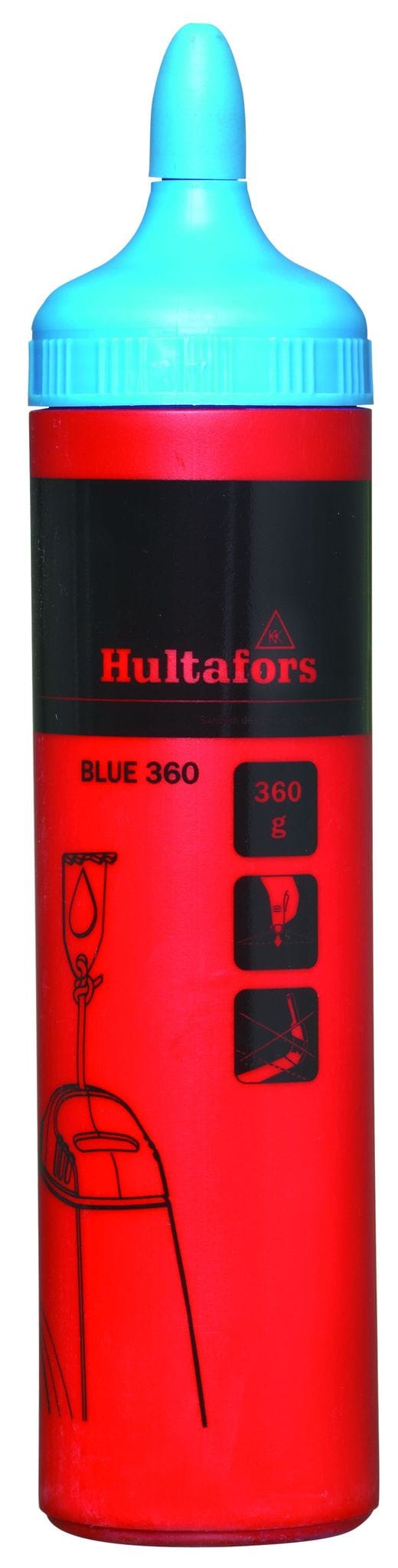 Hultafors - Farbpuder blue 360 Kreide blau für Schlagschnüre, Inhalt 360 g