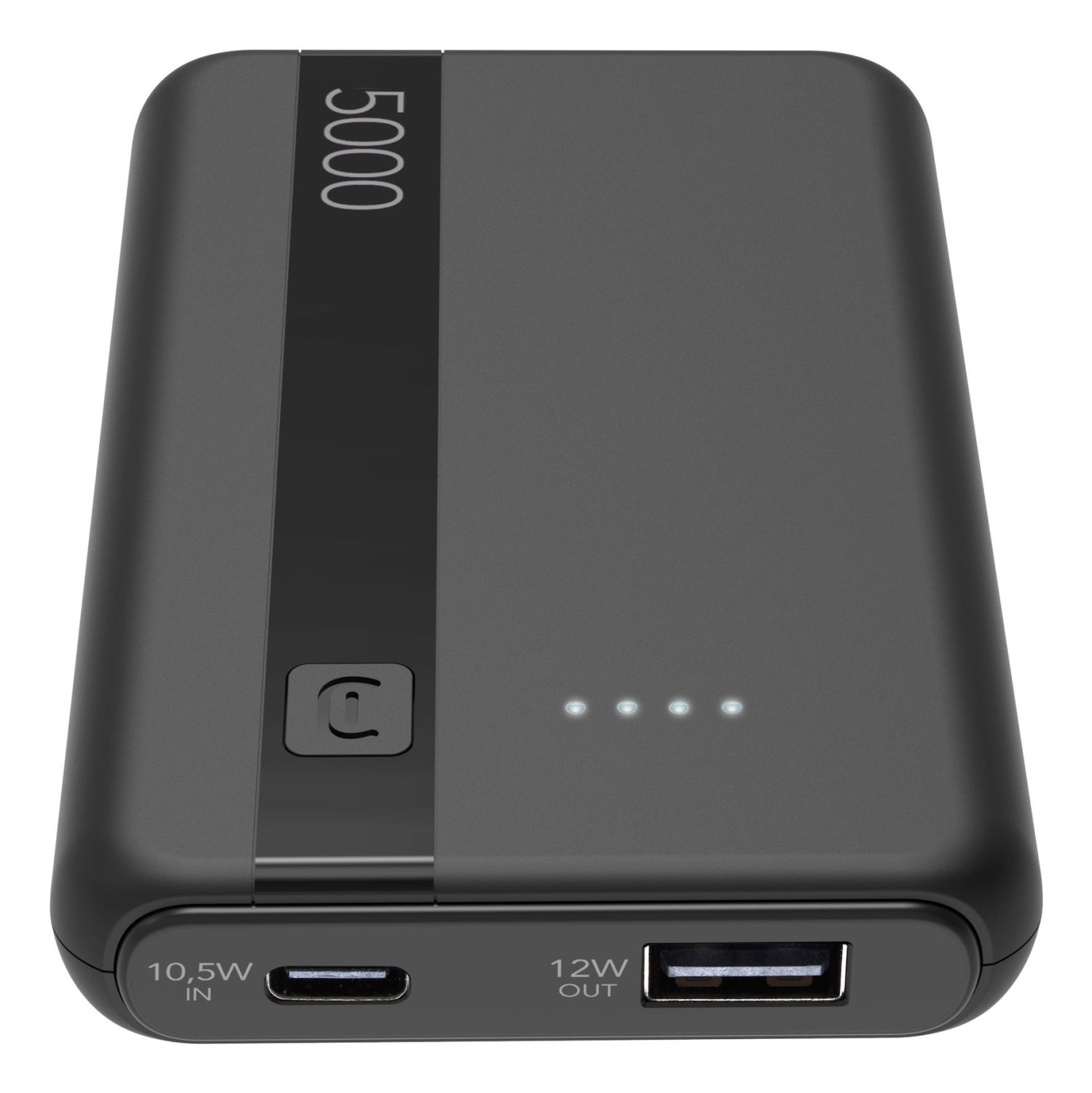 Cellularline Pbentry5000k Powerbank Lithium-ion (li-ion) 5000 Mah Schwarz