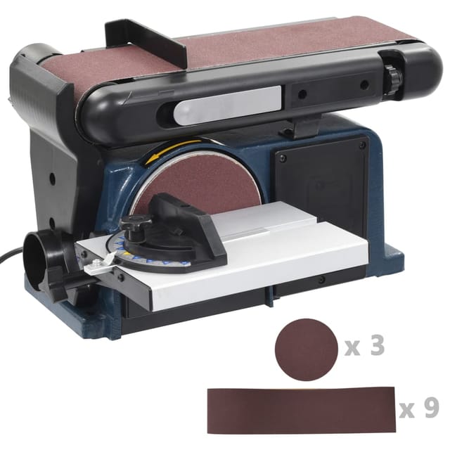 Vidaxl - Elektrische Teller- und Bandschleifmaschine 370 w 150 mm