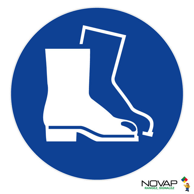 Scheibe Schuhtragepflicht - NOVAP - Ø300 mm - 4061665