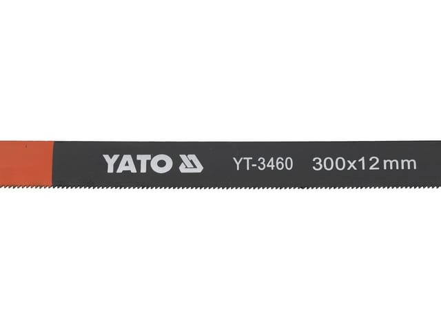 Yato - Metallsägeblatt für Bügelsäge 300 mm lang 12 mm breit Handsäge Sägebogen 5 Stück