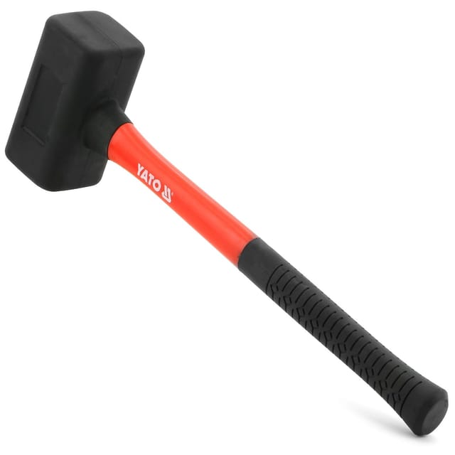 Gummihammer, Rebellionslos 2,4 Kg, Fiberglasschaft / Yt-46270 / Yato