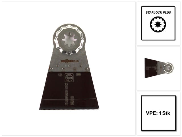 Fein - E-Cut Standard-Sägeblatt, Länge 50 mm, Breite 65 mm, ve 1 St, Aufnahme slp
