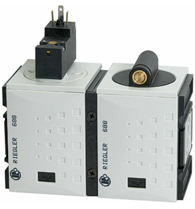 Befülleinheit »futura«, elektr. betätigt, 24 v dc, bg 1, g 3/8 - Riegler