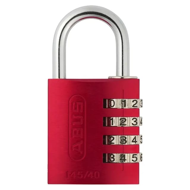 Zahlenschloss 145/40 rot Lock-Tag - 48813 - Abus
