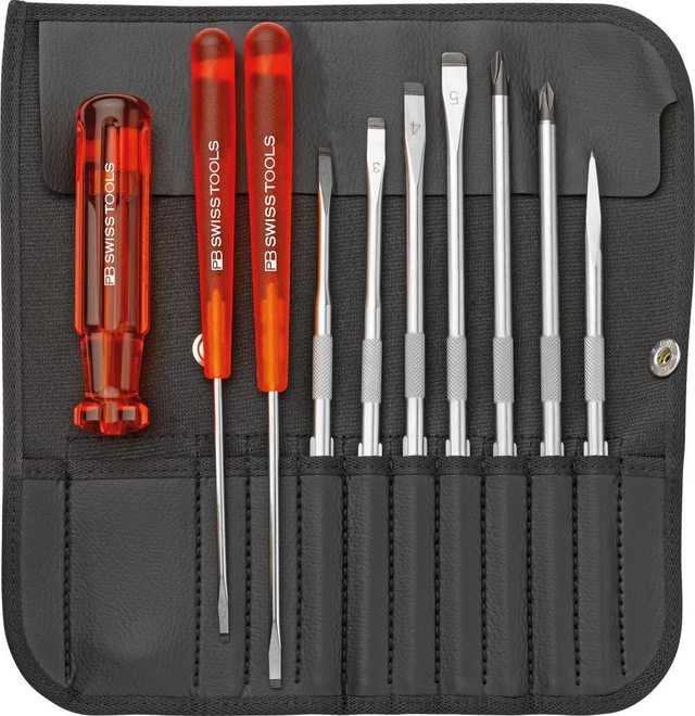 FP - Wechselklingen-Satz 10-teilig in Rolltasche pb Swiss Tools