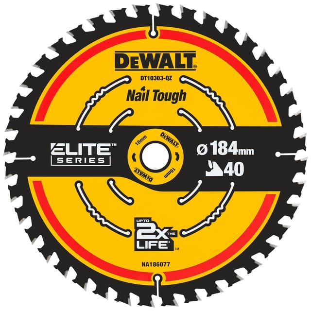 Kreissägeblatt elite 184 x 16 mm/ 40 wz - Dewalt