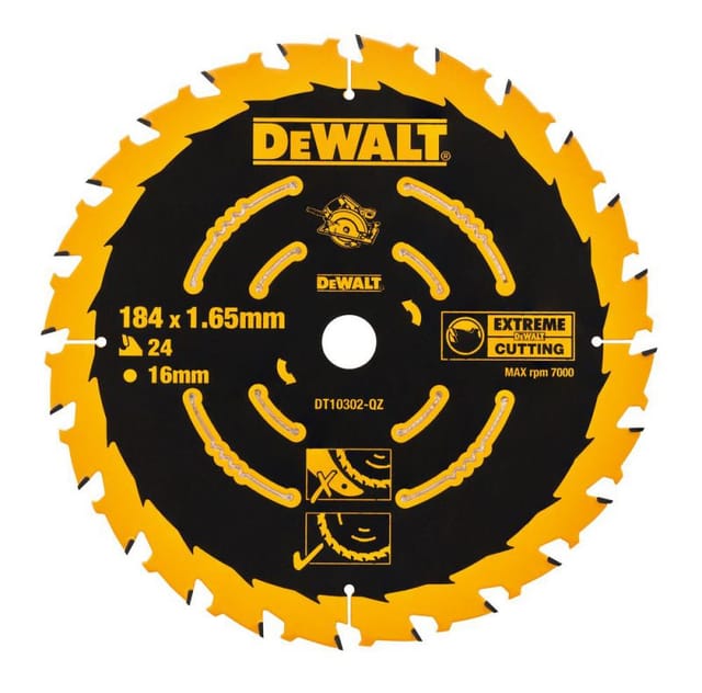 DeWALT Kreissägeblatt ELITE 184 x 16 mm/ 24 WZ