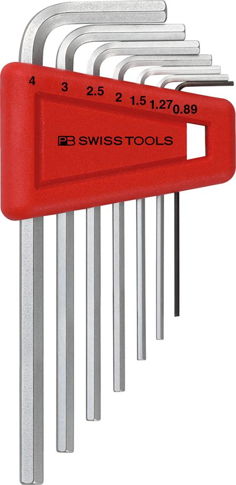 Pb Swiss Tools - pb SwissTools Winkelschraubendreher-Satz im Kunststoffhalter, 7-teilig 0,89-4mm