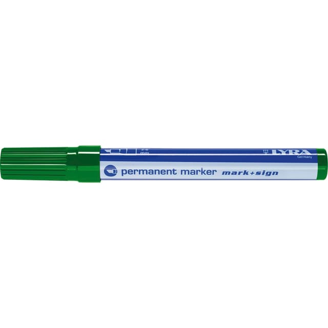Finish - lyra Permanent-Marker 111 Strichbreite 2-6 mm grün schräge Spitze