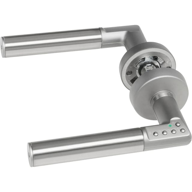 Assa Abloy - Sicherheitsdrückergarnitur code handle 'a', ts 35 - 80, links, verchromt matt